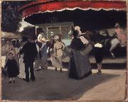 Maurer, Alfred Henry Carrousel oil on canvas